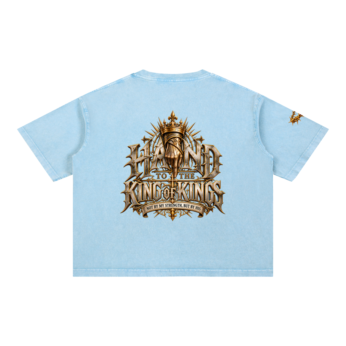Mineral Wash Boxy Cotton T-Shirt