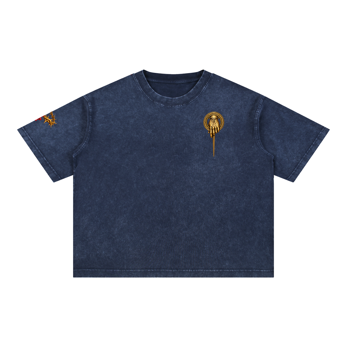 Mineral Wash Boxy Cotton T-Shirt