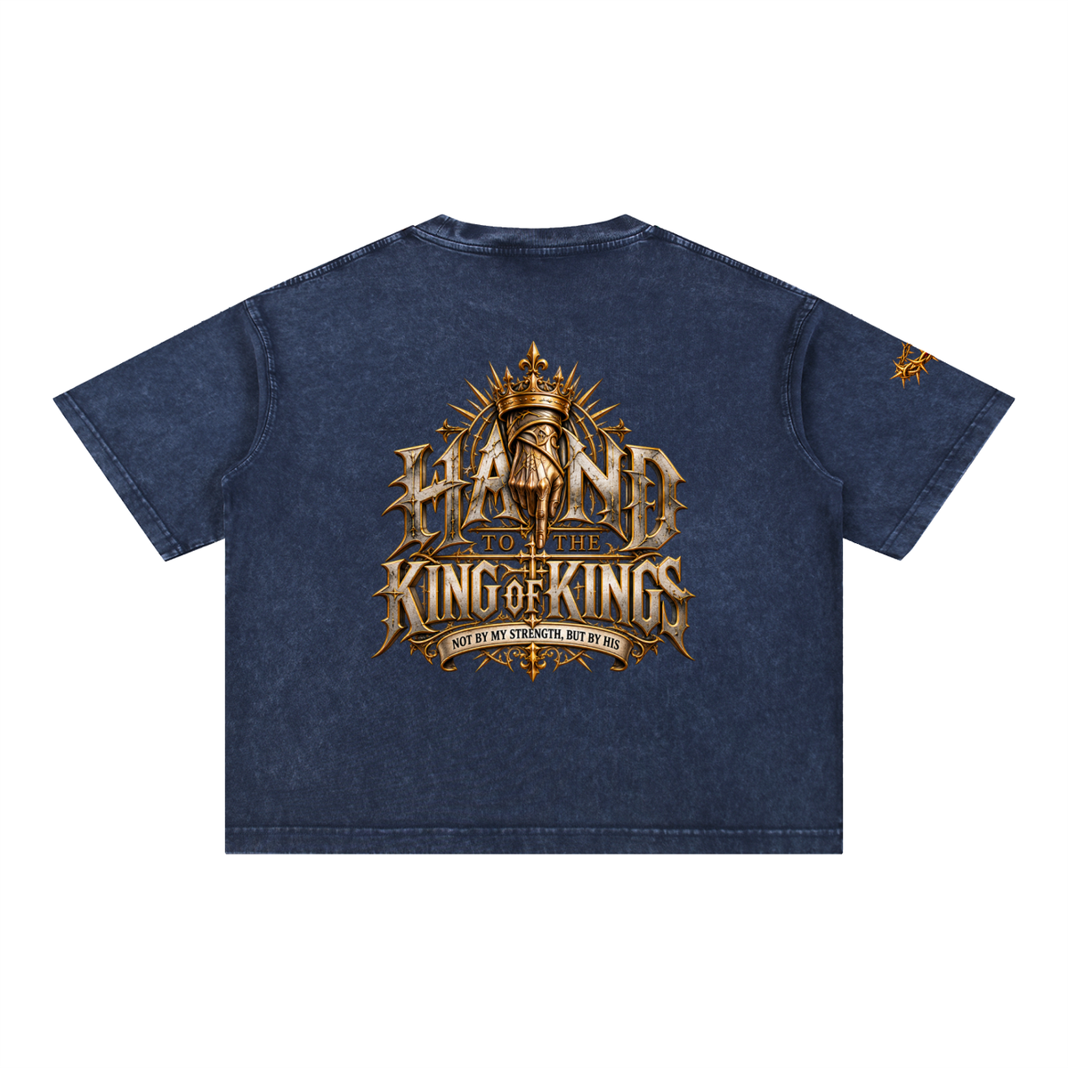 Mineral Wash Boxy Cotton T-Shirt