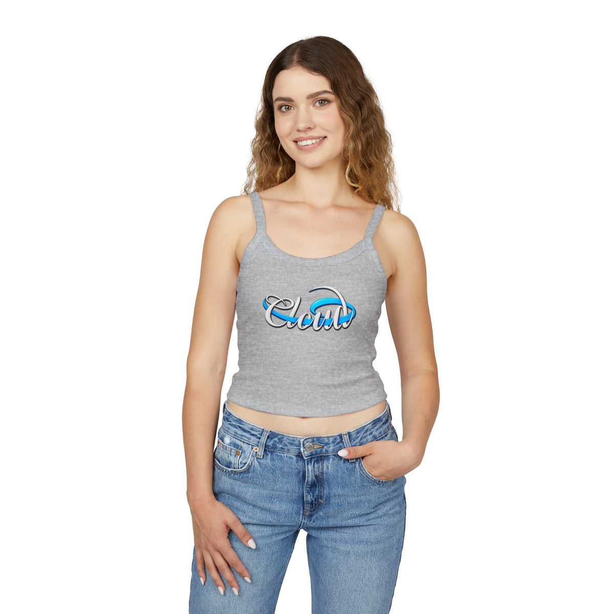 Women's “Cloud” Spaghetti Strap Tank Top