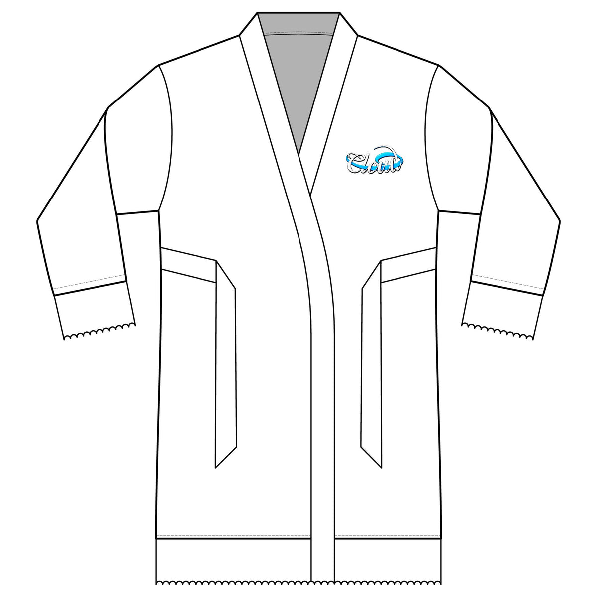 Cloud 9 Satin Lounge Robe