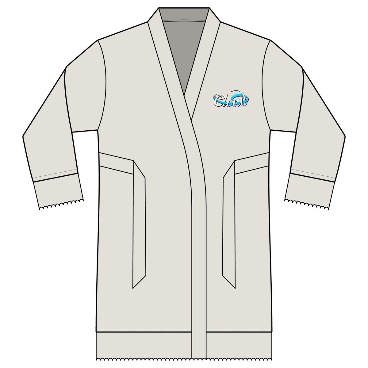 Cloud 9 Satin Lounge Robe