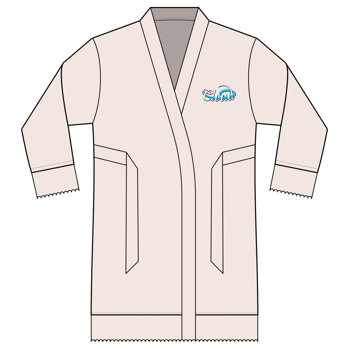 Cloud 9 Satin Lounge Robe