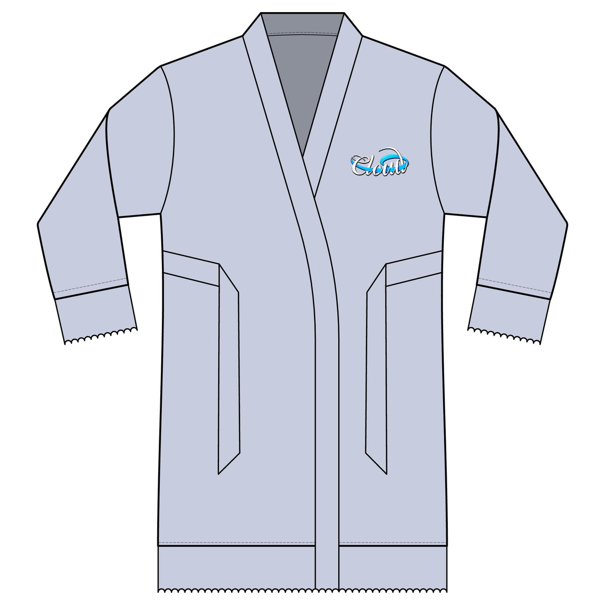 Cloud 9 Satin Lounge Robe