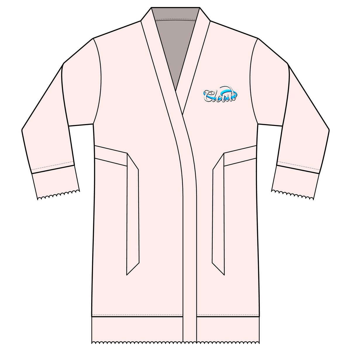 Cloud 9 Satin Lounge Robe