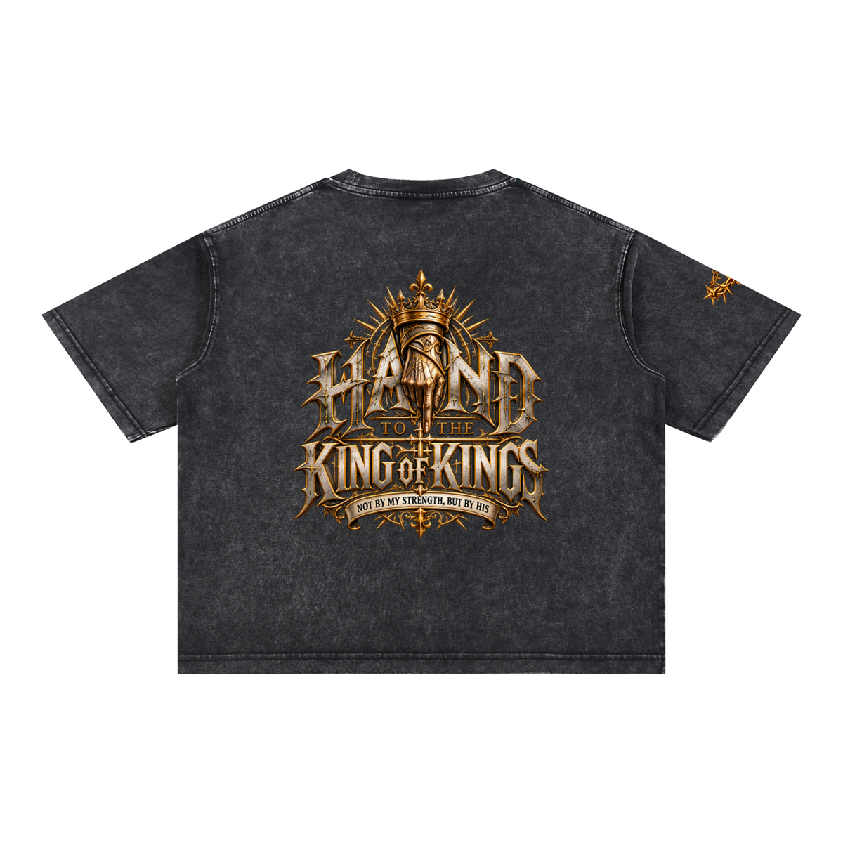 Mineral Wash Boxy Cotton T-Shirt