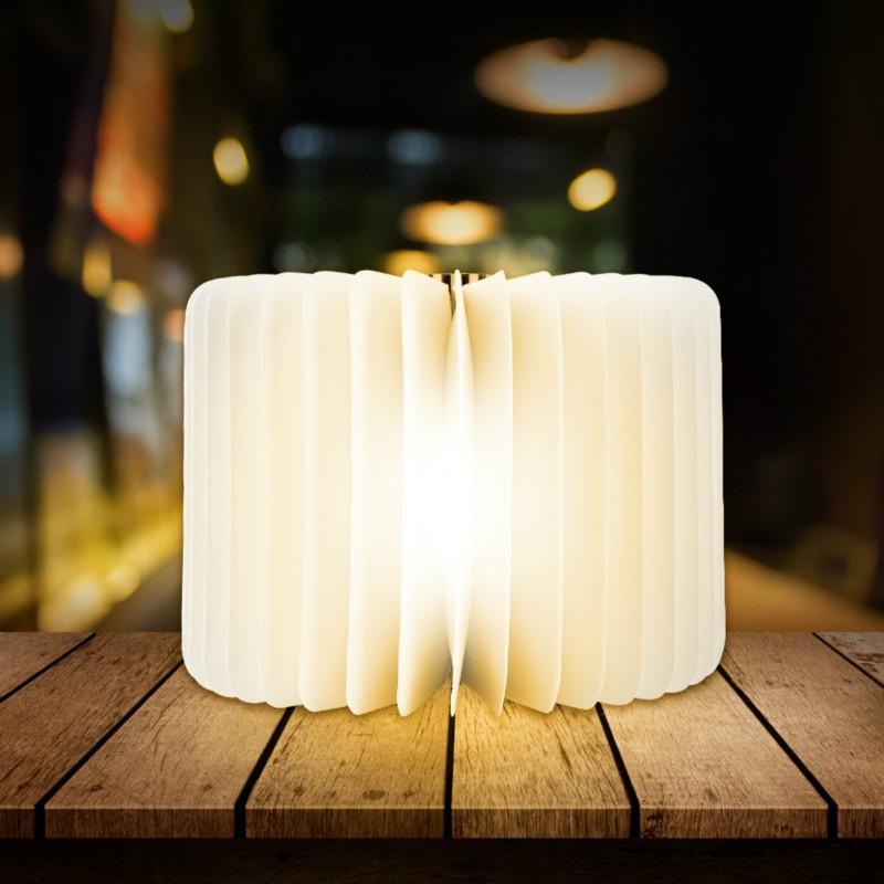 Rechargeable Folding Wooden Book Lamp
