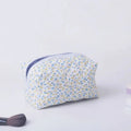 Floral Puffy Quilted Makeup Bag