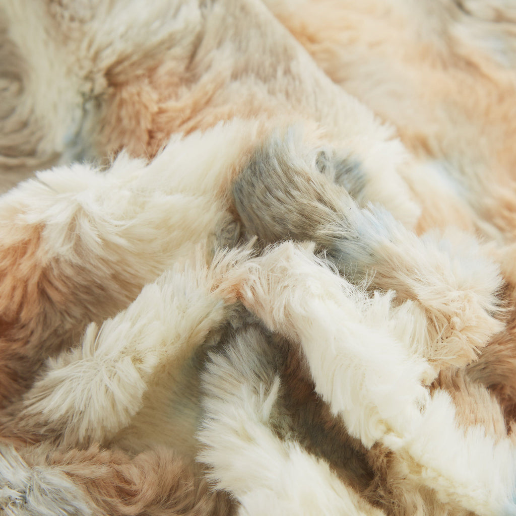 Tache Russian Lynx Faux Fur Throw Blanket