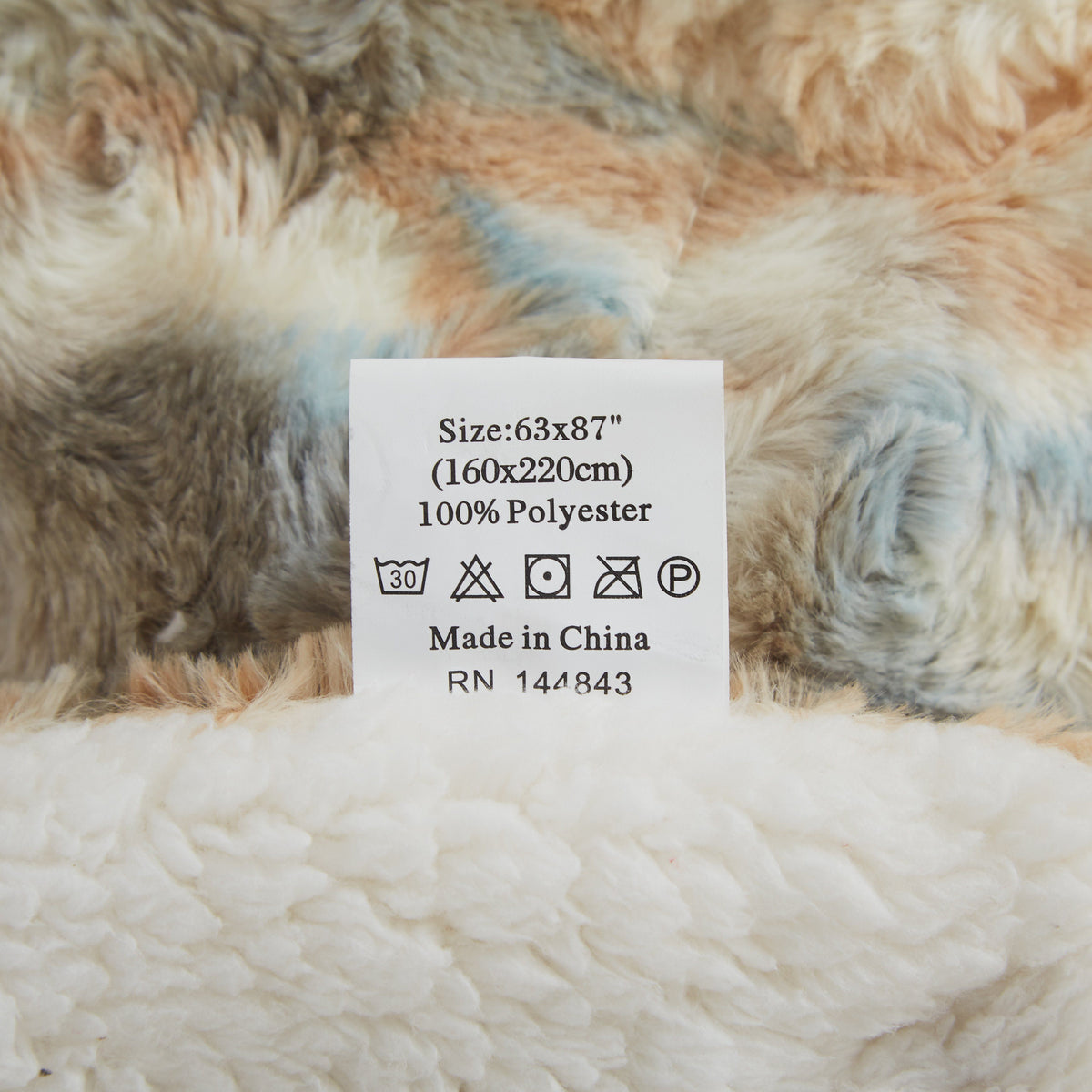 Tache Russian Lynx Faux Fur Throw Blanket