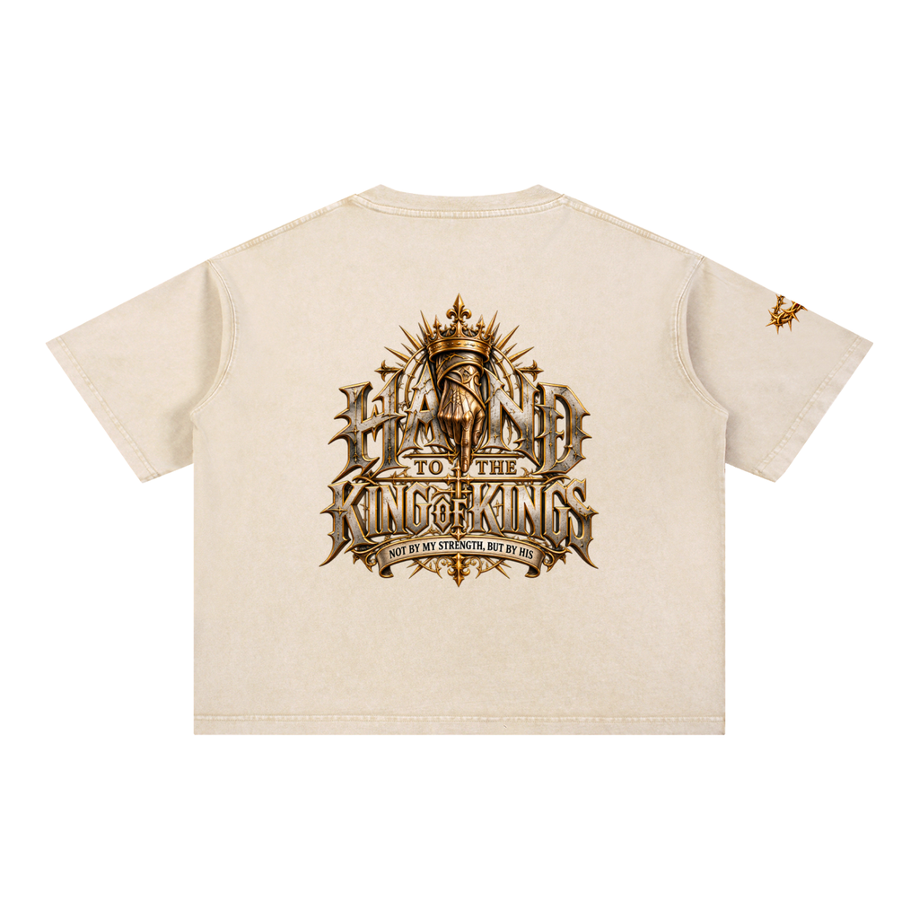 Mineral Wash Boxy Cotton T-Shirt