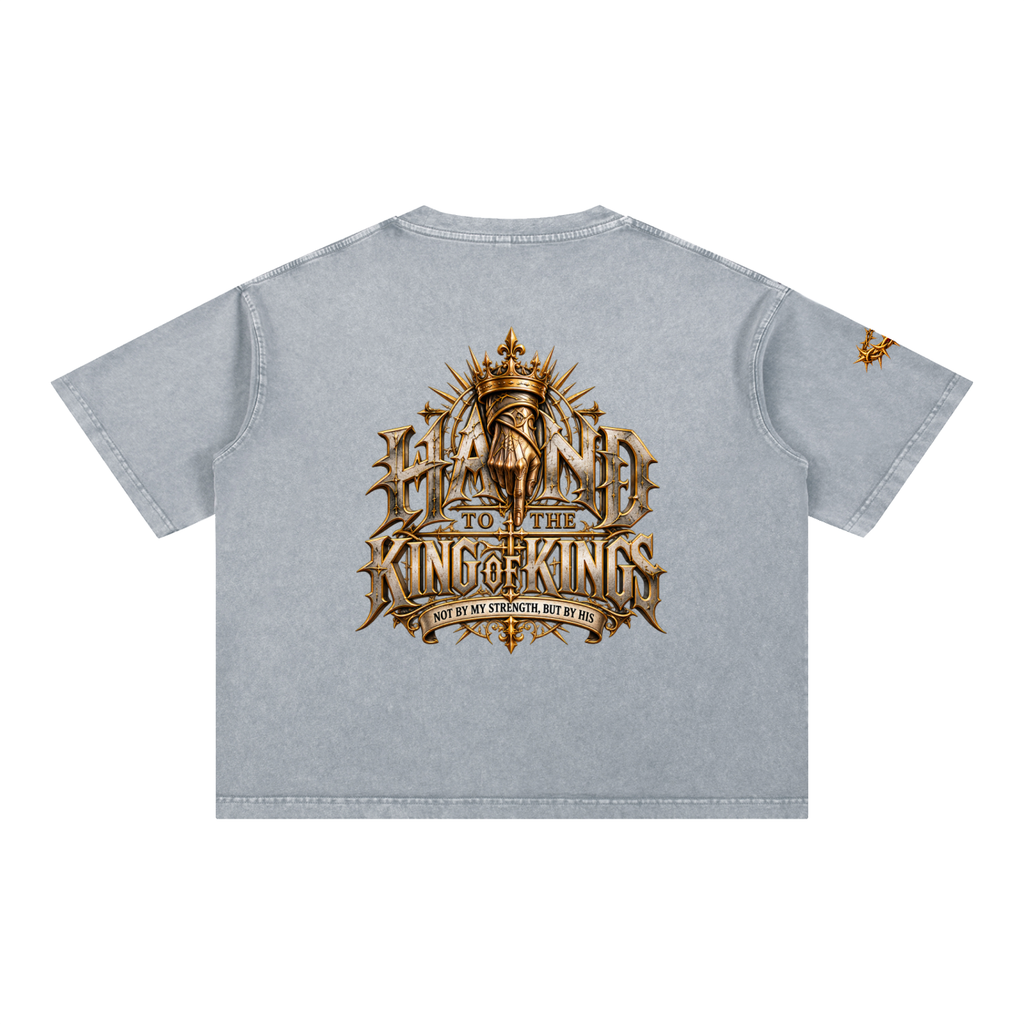 Mineral Wash Boxy Cotton T-Shirt