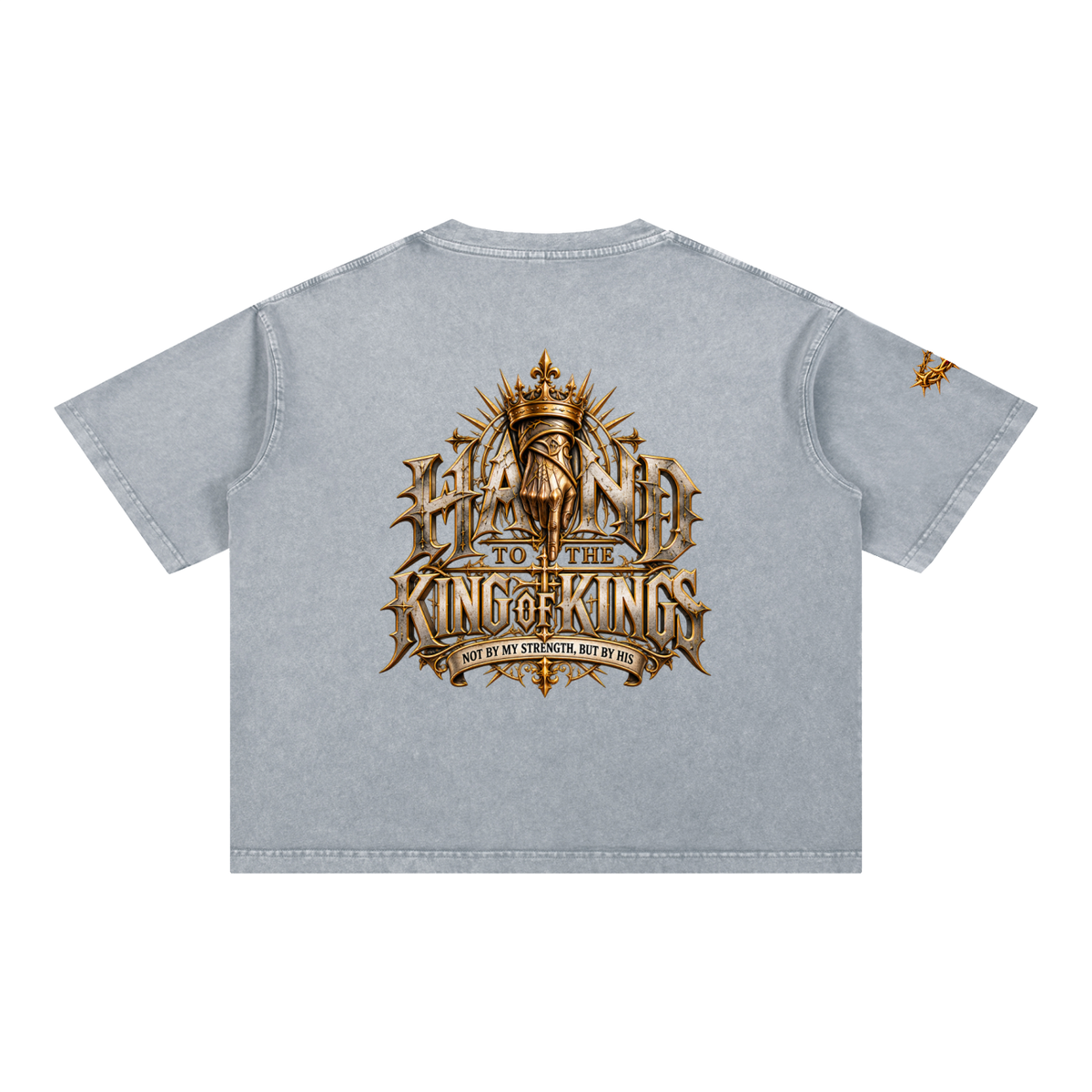 Mineral Wash Boxy Cotton T-Shirt