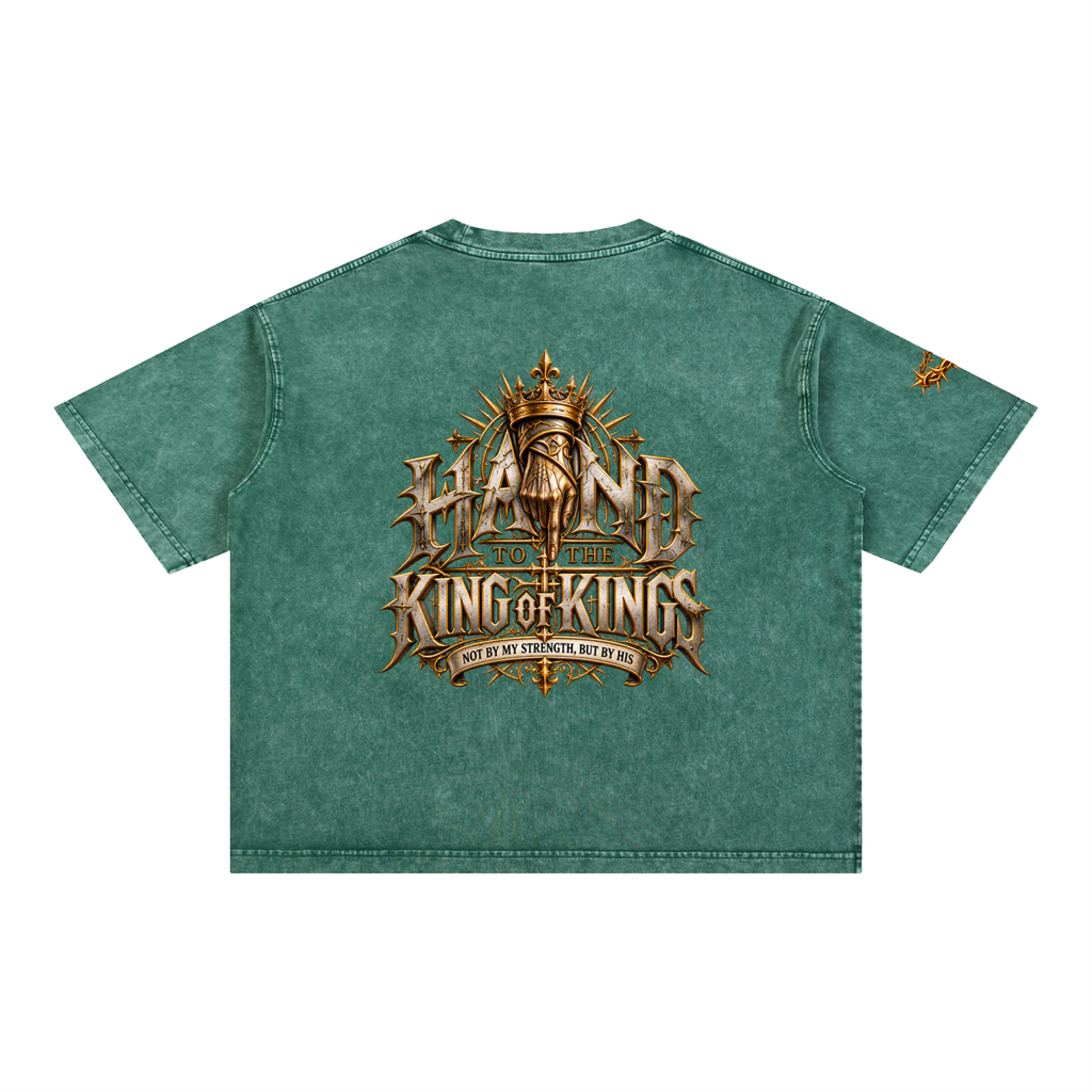 Mineral Wash Boxy Cotton T-Shirt